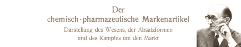 Der chemisch-pharmazeutische Markenartikel (Georg Bergler, 1931/1933)
